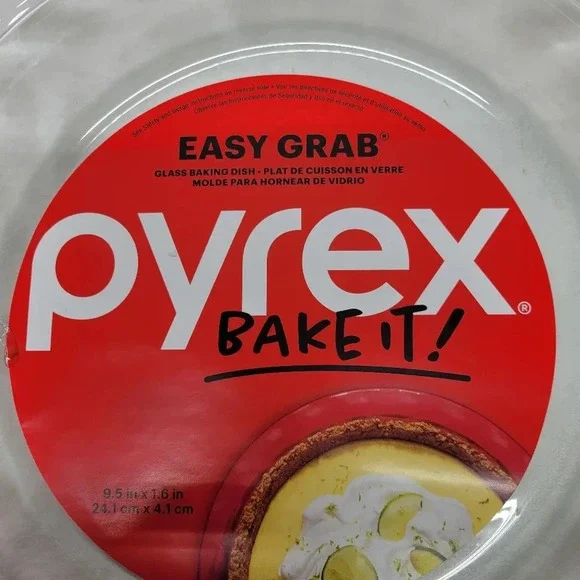 🌴3/$15🌴 Pyrex pie tin/plate glass New Bakeware - Picture 4 of 9